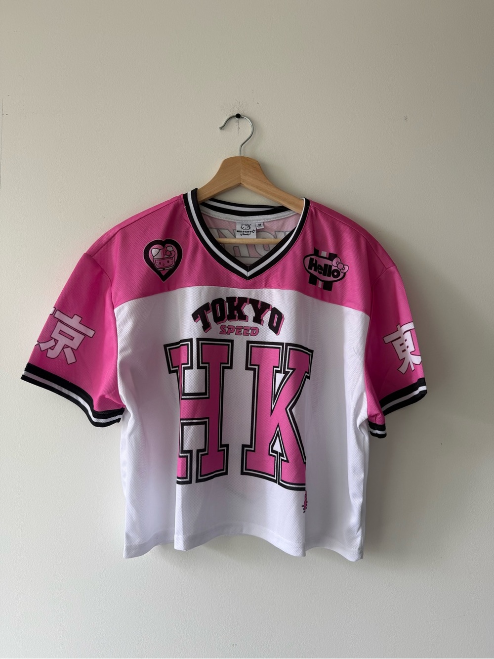 Tokyo Hello Kitty Pink & White Graphic Jersey